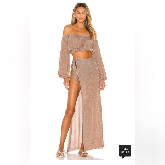 Nayelli Wrap Skirt in Gold
Lovers and Friends - Picture 4 of 7
